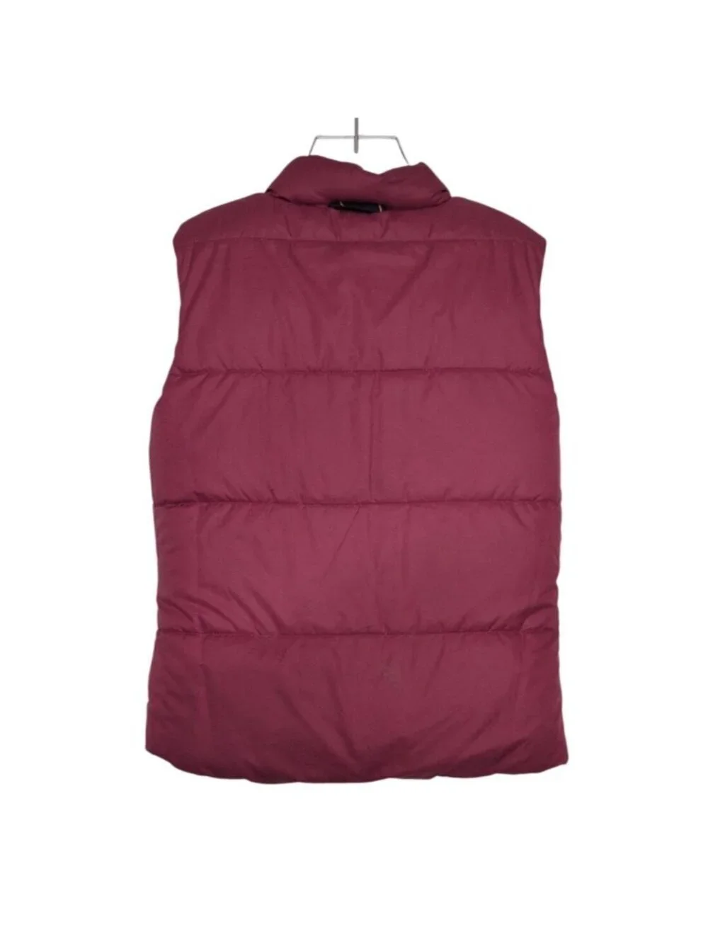 Ralph Lauren Stripe Down Puffer Vest Girls Size 6X Pink Blue Crest Reversible